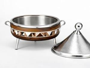 Olla de Acero Inoxidable de Lujo, Aislada, Hecha a Mano, con Tapa Martillada, Diseño Ecológico Personalizable, Compatible con Todas las Estufas - Product Image 5