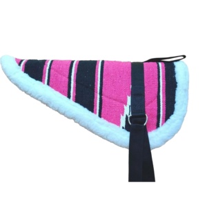 Feutre de laine synthétique de haute qualité Bareback Western tapis de selle écologique coton Outshell personnalisable taille couleur équestre - Product Image 2