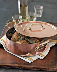 Lujoso Plato para Mascotas Hecho a Mano, Ecológico, Apto para Lavavajillas, de Cobre Pulido - Product Image 5