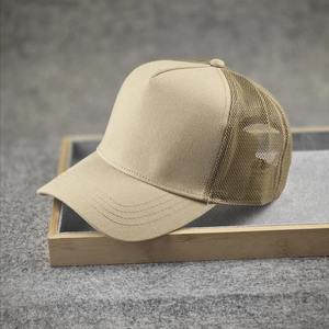หมวกตาข่ายทรูคเกอร์5แผงหมวกเบสบอลหมวกโอเวอร์ไซส์สำหรับผู้ชายหมวกแก๊ปหมวกแก๊ปสไตล์สตรีทแวร์ผู้ชายน้ำหนักเบา RRI-BC-15 - Product Image 1