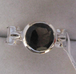 Shah Gems Women's Natural Smoky <b>Quartz</b> <b>Ring</b> Handmade 925 Sterling Silver Boho Jewelry for Everyday Wear Platinum Gemstone <b>Rings</b> - Product Image 1