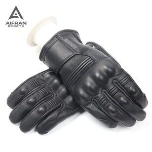 Gants de moto thermiques d'hiver Aifran Sports : Équipement de protection en cuir résistant à l'abrasion pour les longs trajets - Product Image 5