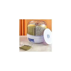 Recipiente de almacenamiento de alimentos de acrílico blanco Wo Gourmet para legumbres, capacidad de 1-2L, 1 pieza - Product Image 5