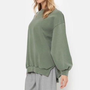 Pull-over en coton doux à manches longues pour femme, style décontracté, confortable, tendance, ample, dernier cri - Product Image 5