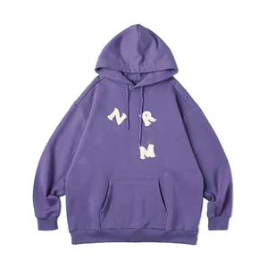 Sweat à capuche respirant avec impression bouffante avec logo personnalisé pull en gros en coton mélangé hommes nouveau produit - Product Image 1