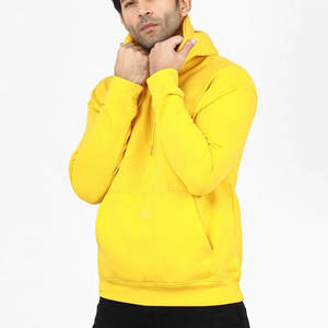Calidad superior último estilo Color sólido hombres sudaderas con capucha 100% algodón venta al por mayor precio barato hombres sudaderas con capucha - Product Image 2