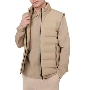 Chaleco ligero para hombre, chaqueta acolchada, chaqueta sin mangas, chaqueta acolchada de invierno de talla grande para hombre - Product Image 2