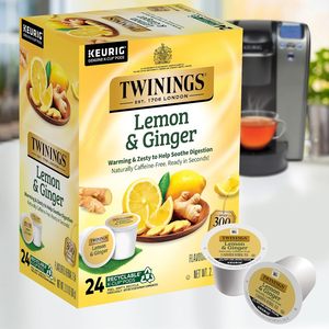Té de Hierbas de Limón y Jengibre Twinings en Cápsulas K-Cup para Keurig, Paquete de 24 - Product Image 5