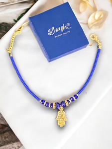 สร้อยข้อมือลูกปัดสไตล์โบฮีเมียน DAFNI BIG PAZAR ประดับด้วยหินธรรมชาติและโลหะผสมอัญมณี ฝังด้วยเทคนิคไมโครอินเซ็ตติ้ง ทำด้วยมือ ของขวัญสำหรับทุกเพศทุกวัย จากอิสตันบูล - Product Image 4