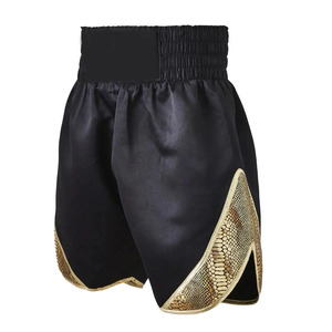 กางเกงขาสั้นซ้อมมวยผ้าโพลีเอสเตอร์แบบ100% ออกแบบได้ตามต้องการกางเกงขาสั้นแบบเรียบง่ายสไตล์เรียบง่ายกางเกงมวยไทยแบบประหยัด - Product Image 1