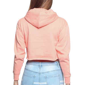 Top corto de poliéster y algodón, sudaderas con capucha personalizadas, Moq bajo | Nuevas sudaderas con capucha cortas para Mujer | La mejor sudadera recortada, Top corto para mujer - Product Image 5