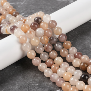 Wholesale Natural Quartz Beads <b>String</b> Round 8mm Multi Color for Jewelry Making DIY <b>Bracelet</b> Necklace Earrings Beadsnfashion - Product Image 1