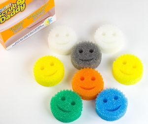 Lot de 8 éponges Scrub Daddy, variées en couleurs, éponges à vaisselle anti-rayures - Product Image 4