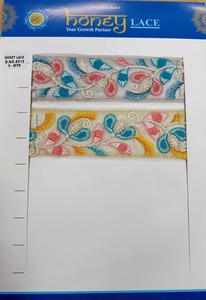 Encaje bordado floral negro elegante con detalles intrincados, perfecto para crear vestidos de novia sofisticados, ropa de noche - Product Image 2