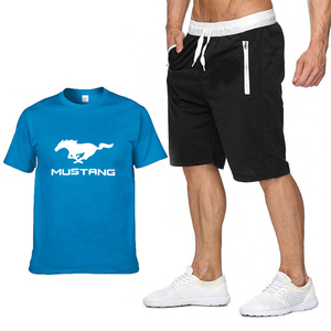 Ensemble deux-pièces pour hommes, vêtements de sport d'hiver, joggers et t-shirts respirants en coton, survêtement décontracté, nouveau design de mode - Product Image 6