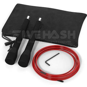 Cuerdas de Saltar de Velocidad con Longitud Ajustable para Entrenamiento Físico y Ejercicio en Interiores - Product Image 5