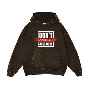 Best Quality Heavyweight Acid Wash Hoodies Pullover Full Sleeve Street Wear Ruff Style Acid Wash Hoodie For Men's - Product Image 2