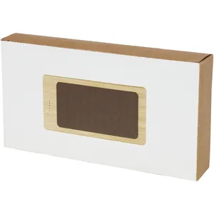 Banque d'alimentation solaire écologique Alata Bamboo pour le camping et la randonnée - Product Image 2