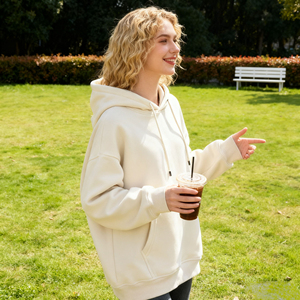 Sweat à capuche d'été épais respirant thermique grande taille en polaire avec impression et logo personnalisés-Usine de gros - Product Image 2