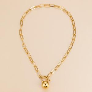 Collier minimaliste en acier inoxydable à maillons pour femme - Cadeau idéal pour un usage quotidien - Product Image 2