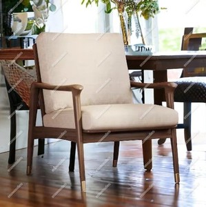 Silla de comedor moderna de madera maciza Natural de lujo para el hogar, sala de estar y cocina, Bar, muebles de café cómodos, silla de comedor - Product Image 6