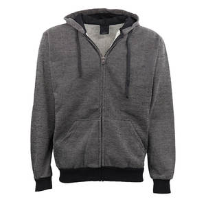 Sweat à capuche personnalisé pour homme en coton mélangé, style streetwear, manches longues, décontracté, confortable, pull-over uni, style basique d'été - Product Image 1