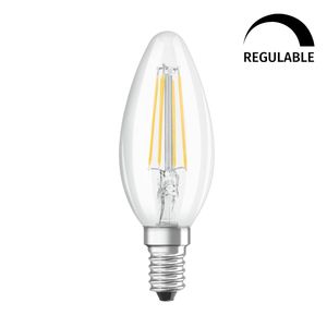 Lampada a Candela in Cristallo LED Dimmerabile E14 4.8W 4000K (Osram 434943) - Product Image 1
