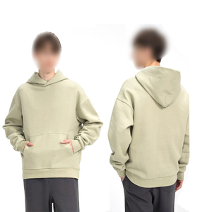 Hoodies d'hiver pour hommes, 100% coton, coupe oversize, style streetwear, design personnalisé haut de gamme 2025, logo personnalisé imprimé en relief - Product Image 5