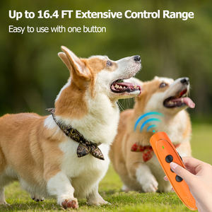 Dispositivo antiladridos ultrasónico recargable de tres longitudes de onda compacto y portátil para uso en exteriores controla eficazmente los ladridos de perros - Product Image 6