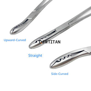 Pinzas Manuales para Tejidos Blandos de 205 mm, Rectas y Curvas, con Dientes de Agarre para Tejidos, Instrumentos Ortopédicos para Mascotas, Autoclavables, Surgiright - Product Image 3