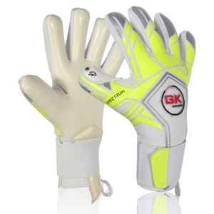 Guantes de portero de cuero de nuevo estilo naranja neón completo con agarre de látex Material de goma de rendimiento de alta visibilidad Marca SP - Product Image 1