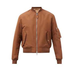 High Street Style Bomber Chaquetas para hombres Buena calidad Producto de lona Cremallera Diseño superior Servicio OEM Temporada de invierno Precio barato - Product Image 1