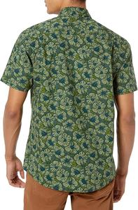 Camiseta con estampado de botones para hombre, camisetas personalizadas de color sólido, camiseta de manga corta con cuello - Product Image 2