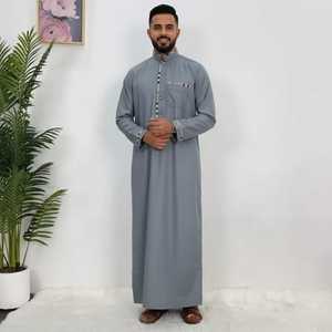 Vêtements islamiques pour hommes Thobe musulman arabe Thobe en gros Jubba pour hommes Vêtements islamiques pour hommes Thobe - Product Image 3