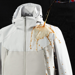 Custom Men's Sports Waterproof <b>Rain</b> <b>Jackets</b> Hooded Stand Windbreakers Winter Hiking <b>Plus</b> <b>Size</b> Casual Outdoor Wear High Street - Product Image 2