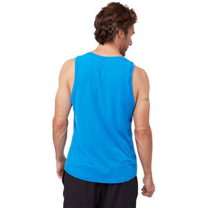 2024 hommes respirant sans manches Fitness débardeur couleurs unies tricoté impression brodé poche en gros pour la course à pied Sports - Product Image 3