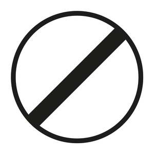 Panneau de signalisation routière réfléchissant TT-32 - Fin des interdictions et des restrictions - Matériaux en acier, aluminium et PVC - Product Image 1