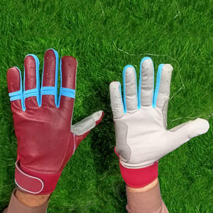 Gants de frappe de baseball en cuir antidérapants personnalisés en gros, compatibles écran tactile, écologiques, séchage rapide, haute qualité, taille personnalisée pour jeunes - Product Image 1