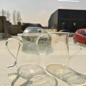 Borosilicato trasparente Mini brocca di latte con manico bicchieri per bere piccole <span class=keywords><strong>tazze</strong></span> - Product Image 6