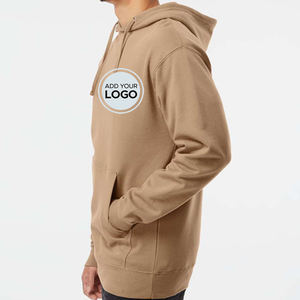 Sweat-shirt à capuche en coton épais pour hommes Independent Trading Co Logo personnalisé sérigraphie broderie pull-over à capuche - Product Image 3