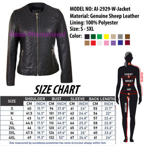 Chaqueta de cuero de piel de oveja de alta calidad para mujer, chaqueta de cuero transpirable y ligera a la venta - Product Image 6