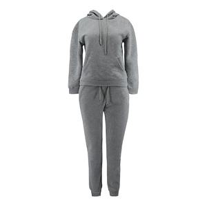 Pantalon femme deux pièces ensemble automne hiver survêtement femmes décontracté surdimensionné à capuche hauts 2024 pantalons de sport grande taille ensembles femme - Product Image 1