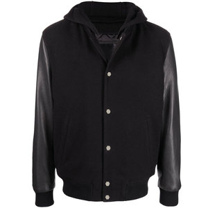 Customized OEM Winter Front Logo Breathable Plus Size <b>Men's</b> Varsity College Baseball <b>Jackets</b> Wholesale - Product Image 1