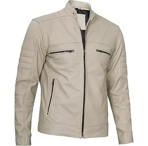 Vestes pour hommes tendance, nouveau design, vestes pour hommes, col montant, vêtements en cuir respirant, design grande taille, veste pour homme - Product Image 6