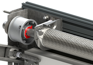 Porte de garage sectionnelle SCHARTEC 2500x2125mm fabriquée en Europe blanche avec portes de garage basculantes CE 40 mm - Product Image 5