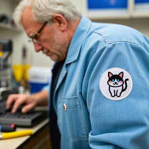 แผ่นรีดรูปหัวใจพร้อมโลโก้ออกแบบสำหรับกระเป๋าและหมวก - Product Image 5