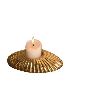 Nueva bandeja de vela de Metal de alta calidad, bandeja de vela de Metal moderna, elegante para el hogar, Decoración de mesa, uso en venta al por mayor - Product Image 1