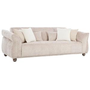 Canapé 3 places de style Newport moderne de qualité supérieure avec mousse haute densité pour salon et réception de bureau, disponible à la vente - Product Image 1