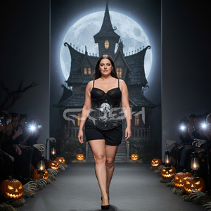 Compra Nuestro Corsé con Estampado de Halloween |   Nuevo stock también disponible según lo requiera el cliente - Product Image 5