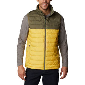 Gilet matelassé léger et rembourré pour hommes, gilet à bulles en nylon imperméable Colorblock avec design sans manches pour la chaleur hivernale - Product Image 1